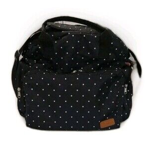 Chuntiani Black w White Polka Dots -  Diaper bag